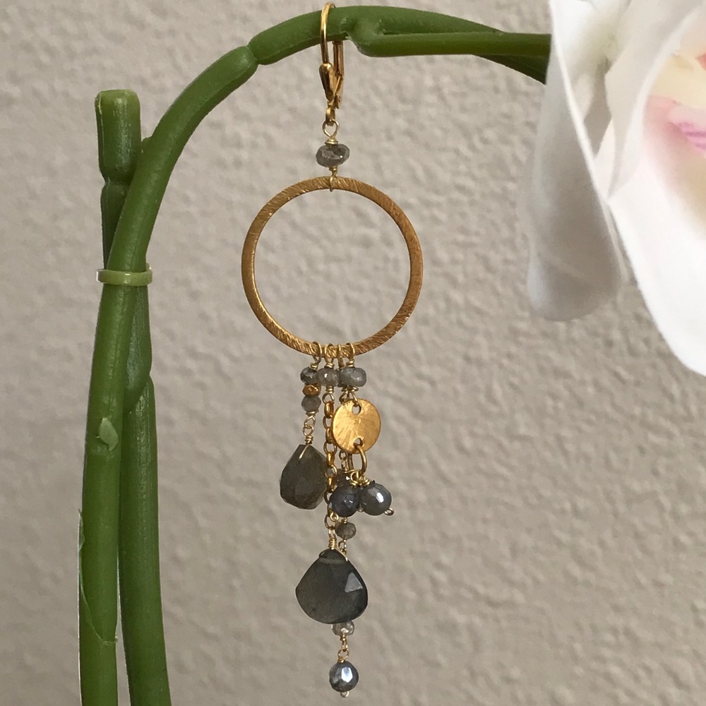 Labradorite Dangle Earrings
